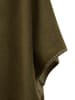 Lanerossi Poncho "Margot" kaki - (L)130 x (B)170 cm