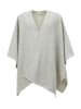 Lanerossi Poncho "Margot" in Grau - (L)130 x (B)170 cm
