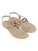 Grendha Zehensandalen "Cacau Enlace" in Beige