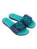 Rider Slippers "Pool V" donkerblauw/lichtblauw