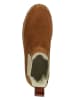 GANT Footwear Skórzane sztyblety "Snowmont" w kolorze jasnobrązowym