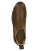 Gant Leren chelseaboots lichtbruin