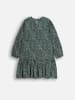 Coccodrillo Kleid in Grün/ Weiß/ Schwarz