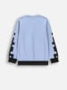 Coccodrillo Sweatshirt in Hellblau/ Schwarz