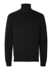 SELECTED HOMME Rollkragen-Pullover "Kris" in Schwarz