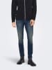 ONLY & SONS Spijkerbroek "Sloom" - slim fit - donkerblauw