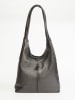 Abaco Leder-Schultertasche "Fred" in Schwarz - (B)39 x (H)35 x (T)8 cm