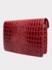 Abaco Leren schoudertas "Amber" bordeaux - (B)23 x (H)15 x (D)6 cm