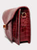 Abaco Leren schoudertas "Amber" bordeaux - (B)23 x (H)15 x (D)6 cm