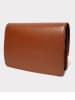 Abaco Leder-Umhängetasche "Gaya" in Hellbraun - (B)22 x (H)16 x (T)6 cm