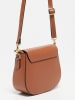 Abaco Leren schoudertas "Susy" lichtbruin - (B)23 x (H)18 x (D)7 cm