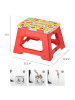 Vigar Hocker in Rot/ Bunt - (H)23 cm