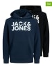Jack & Jones Bluzy (2 szt.) w kolorze czarnym i granatowym