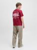 Jack & Jones Koszulka w kolorze bordowym