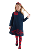 Denokids Jurk donkerblauw