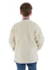 Denokids Fleecejacke in Creme/ Blau