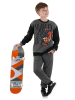 Denokids 2-delige outfit antraciet