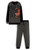 Denokids 2-delige outfit antraciet