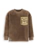 Denokids Bluza polarowa w kolorze brązowym