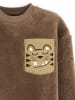 Denokids Bluza polarowa w kolorze brązowym