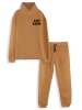 Denokids 2-delige outfit lichtbruin