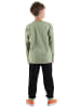 Denokids 2-delige outfit donkerblauw/kaki