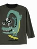 Denokids 2-delige set: longsleeves antraciet/blauw