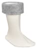 Playshoes Fleece-Stiefel-Socke in Weiß