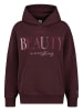 Sublevel Hoodie "Rosa" in Bordeaux