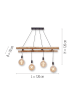 Just Light Hanglamp lichtbruin - (L)120 x (B)120 cm