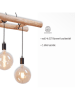 Just Light Hängeleuchte in Hellbraun - (L)120 x (B)120 cm