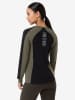super.natural Laufshirt "Alarm"  in Khaki/ Schwarz