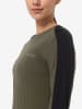super.natural Laufshirt "Alarm"  in Khaki/ Schwarz