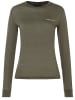 super.natural Laufshirt "Alarm"  in Khaki/ Schwarz