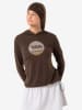 super.natural Hoodie "Tulips Light" in Braun