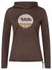 super.natural Hoodie "Tulips Light" in Braun