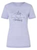 super.natural Shirt "I Love Climbing" lichtblauw