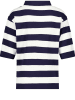 Gerry Weber Shirt in Dunkelblau/ Weiß