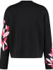 TAIFUN Pullover in Schwarz/ Pink