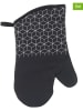 metaltex 2er-Set: Ofenhandschuhe in Schwarz - (L)30 cm