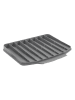 metaltex Afdruipmat "Gravity-Duo" grijs - (B)40 x (D)33 cm