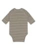 Lässig Body in Grau/ Hellbraun