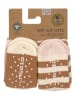 Lässig 2er-Set: ABS-Socken in Rosa/ Beige/ Hellbraun