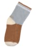 Lässig 2er-Ser: ABS-Socken in Hellblau/ Beige/ Hellbraun