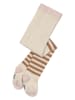 Lässig Strumpfhose in Beige/ Hellbraun/ Rosa