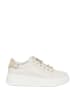Patrizia Pepe Leder-Sneakers in Creme