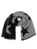 MILANO AMOUR Schal in Schwarz/ Grau - (L)176 x (B)68 cm