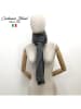 MILANO AMOUR Szal w kolorze antracytowym - 190 x 50 cm