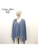 MILANO AMOUR Poncho in Hellblau
