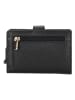 Charm Leder-Geldbörse in Schwarz - (B)7 x (H)10 x (T)1,5 cm